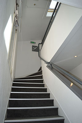 View of the stairs